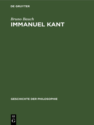 cover image of Immanuel Kant